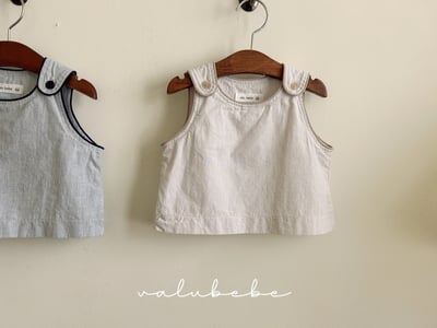 Valubebe 37｜(65-90cm) 鈕釦邊線背心3