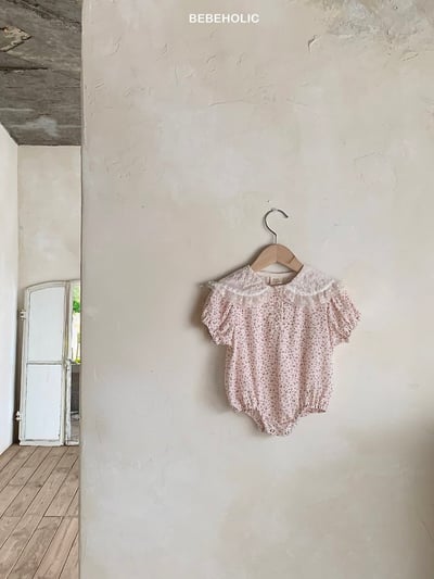 Bebe holic21｜(3m-18m) 翻領碎花連身服15