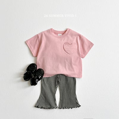 vivid93｜(78cm-125cm) 7款圖案木耳邊七分喇叭褲15