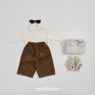Oottbebe67｜(1y-7y)   石洗木紋長褲8