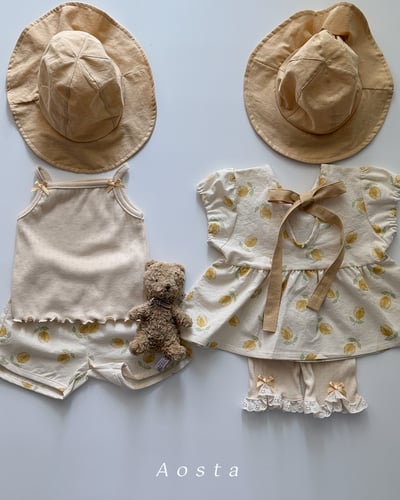 AOSTA39｜(6m-5y) 3款山茶花蕾絲邊褲23