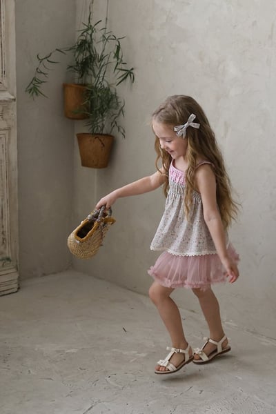 FLO30｜(75-140) 田園碎花無袖上衣23