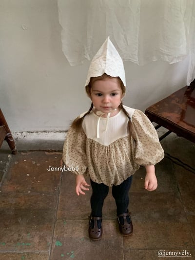 JE555｜(66-90cm) 田園碎花包屁衣21