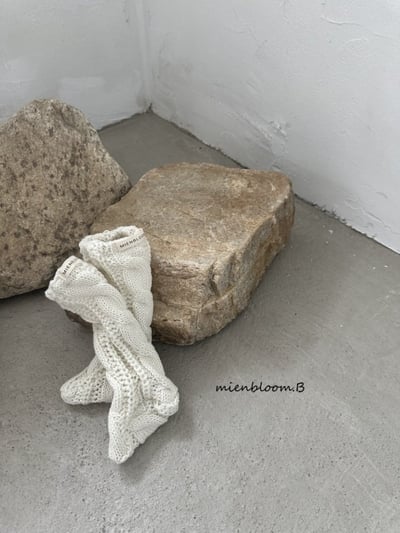 Bloom.b32｜(0m-24m) 麻花針織腳套10