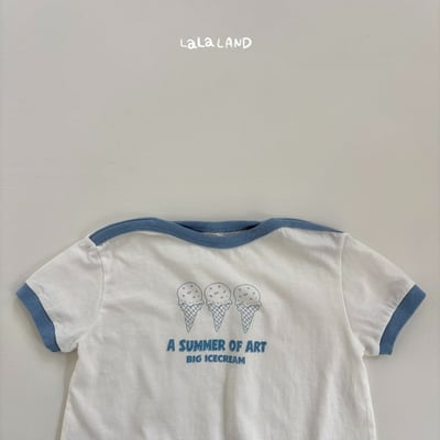 lala land29｜(3m-18m) 2色冰淇淋印花連身衣25