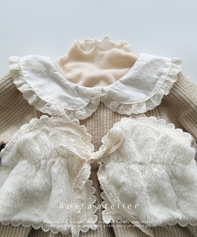 AOSTA58｜(6m-5y) 柔軟羊毛捲邊上衣22