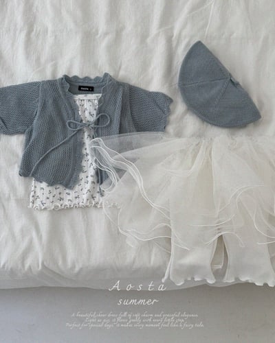 AOSTA33｜(6m-5y) 3款綁帶針織開衫外套21