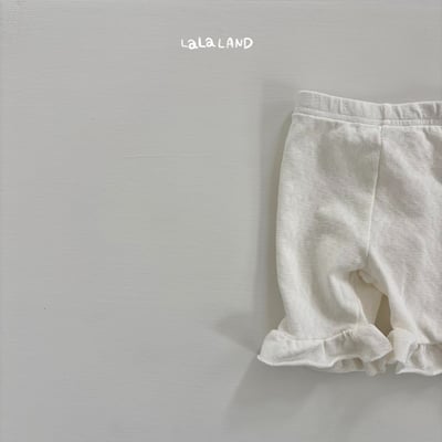 lala land10｜(3m-18m) 2色荷葉滾邊透氣五分褲19