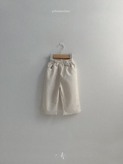 Atomeme01｜(70-110) 線條直筒長褲5