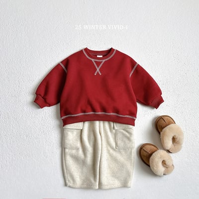 vivid93｜(78cm-125cm) 經典縫線滾邊休閒套裝11