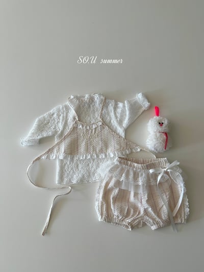 SO.U30｜(6m-4y) 線條綁帶套裝2