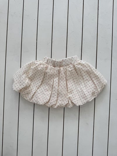 LePetitmot24｜(80-125cm) 波點燈籠褲裙3