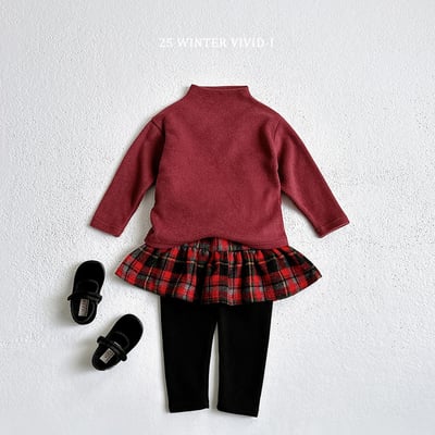 vivid79｜(78cm-125cm) 素面立領上衣8