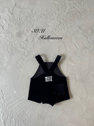 SO.U22｜(12m-M)  口袋蕾絲吊帶褲2