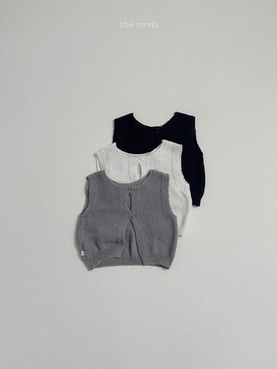 MiniRobe22｜(70-110) 針織排扣背心14