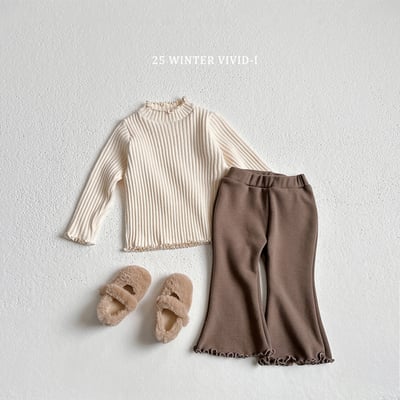 vivid73｜(78cm-125cm) 羅紋捲邊上衣7