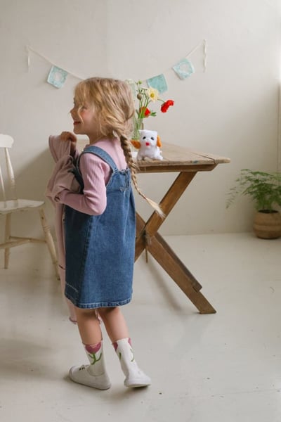 FLO57｜(75-140) 3色蕾絲荷葉花邊上衣12