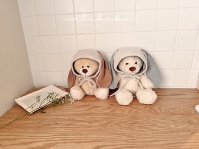 Valubebe12｜(65-90) 華夫格兔子耳朵帽子5