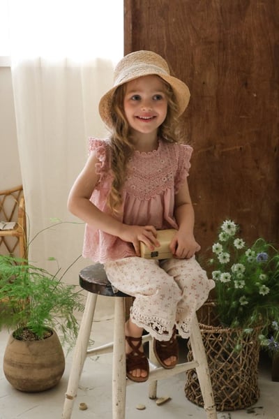 FLO29｜(75-140) 鏤空蕾絲邊背心11