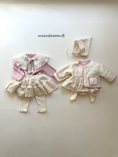 Bloom.b39｜(0m-24m/85cm-125cm) 滾邊絎縫碎花外套12