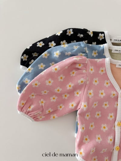 Cieldemaman｜(3-15m) 春天花朵包屁衣6