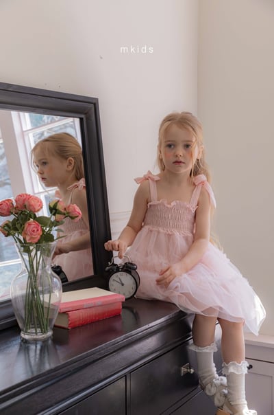M-KIDS07｜(65-115cm) 浪漫綁帶洋裝15
