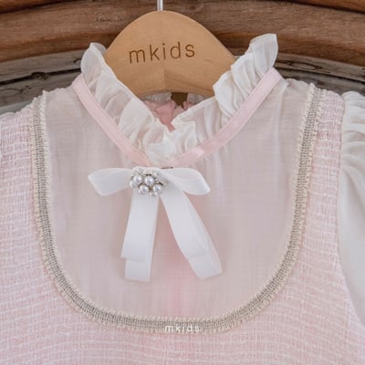 M-KIDS55｜(65-115cm) 法式徽章緞帶別針9