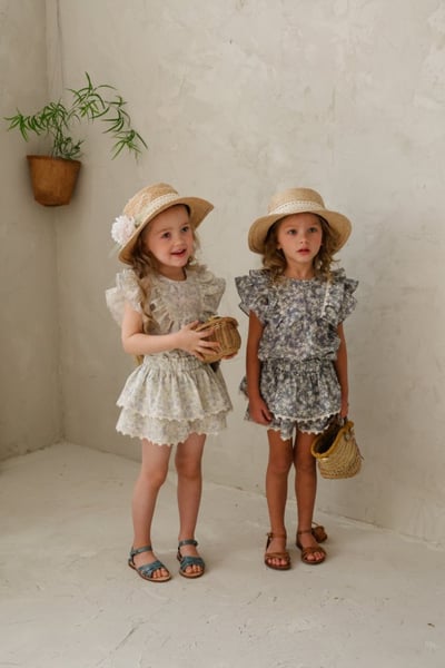 FLO09｜(75-140) 花朵蕾絲蛋糕裙6