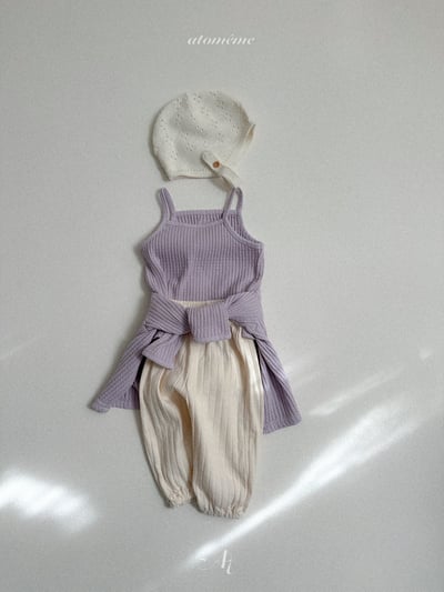Atomeme12｜(70-110) 羅紋細肩帶背心11