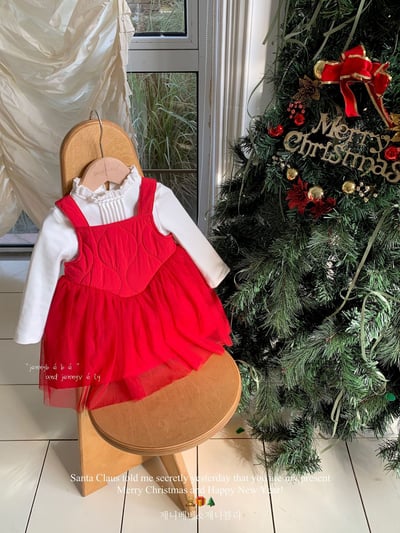 JE 397｜(73-110cm)  打條木耳領上衣3