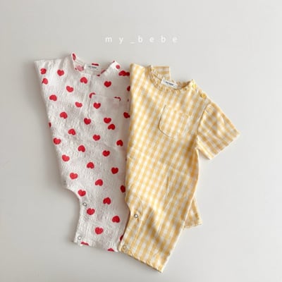 my_bebe16｜(58-72cm) 短袖連身包屁褲16