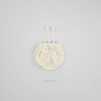 bebe nine51 (55cm-85cm) 2色壓紋吊帶包屁褲11