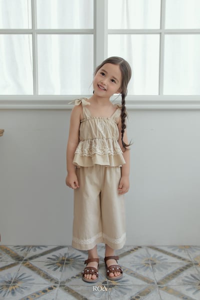 ROA17｜(6m-18m) 2色蕾絲滾邊長褲14