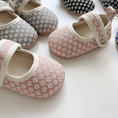 日系小花學步鞋9