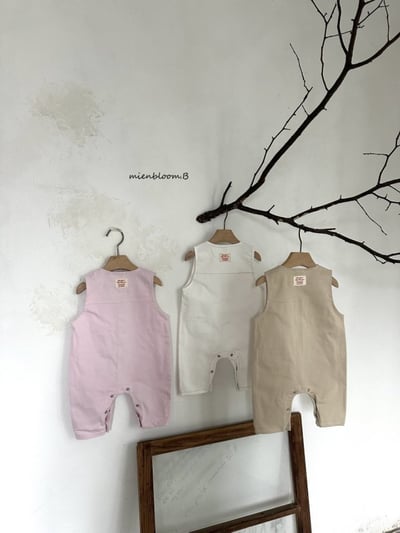 Bloom.b43｜(0m-18m) 素面包屁連身衣2
