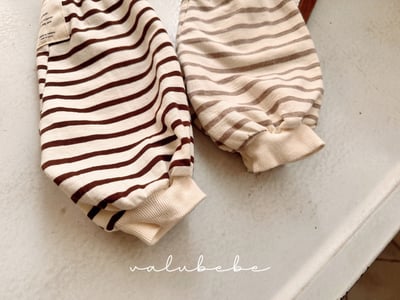 Valubebe72｜(65-90) 條紋束口褲6