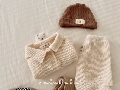 Valubebe17｜(65-90) 針織有領上衣11