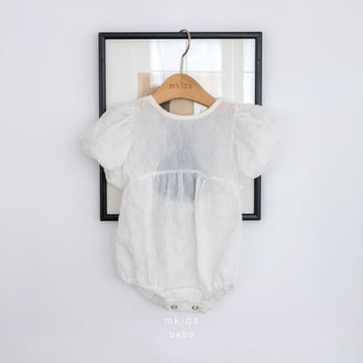 M-KIDS34｜(65-80cm) 玫瑰緞帶包屁衣11