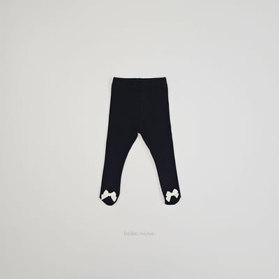 bebe nine21 (65cm-75cm) 3色蝴蝶結緞帶褲襪13