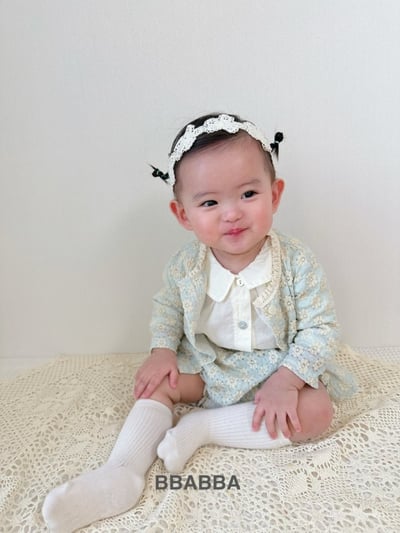 BBABBA02｜(60cm-83cm) 2色小花蕾絲包屁短褲6