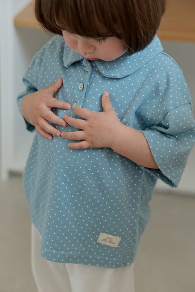 onu33｜(70cm-115cm) 波點有領上衣7