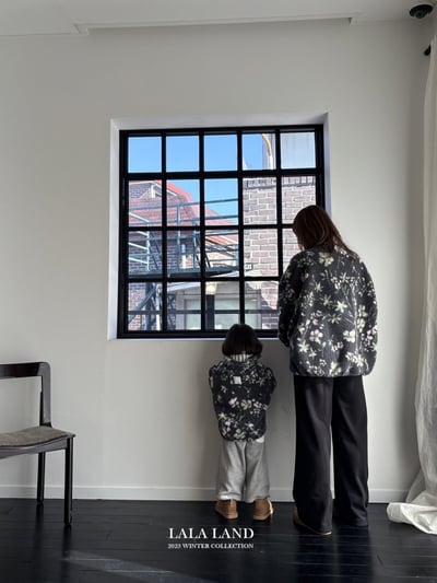 lala land82｜(mom) 2色磨毛刷毛直筒微寬褲5