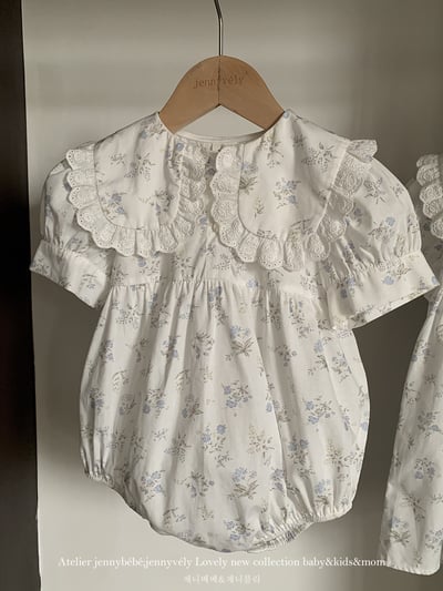 JE18｜(66-120cm) 碎花翻領包屁衣/洋裝16