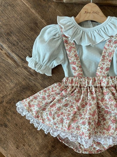 Anne Shirley10｜(1y-5y) 3色荷葉波點公主袖上衣16