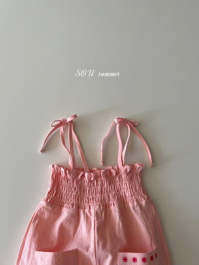 SO.U28｜(6m-4y) 印花綁帶連身褲7
