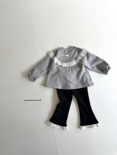 Bloom.b37｜(0m-24m/85cm-125cm) 蕾絲邊喇叭褲8