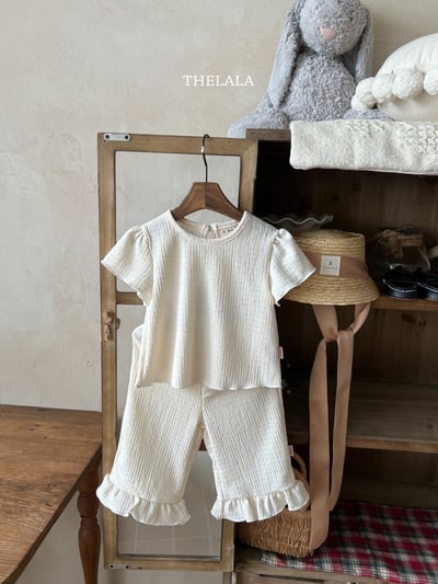 thelala32｜ (70-115) 抓皺荷葉套裝5