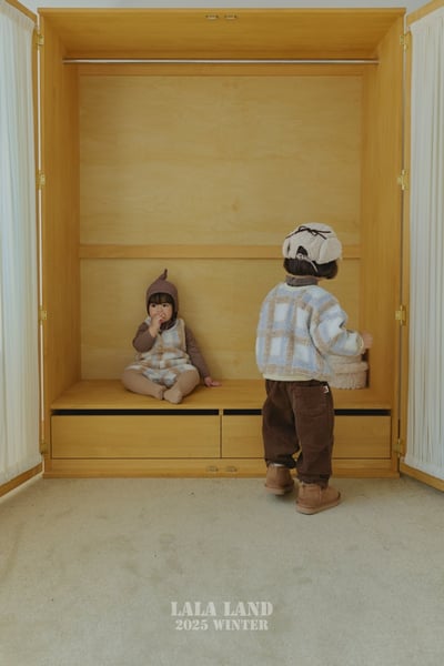 lala land19｜(60cm-83cm) 2色印花刷毛短褲5