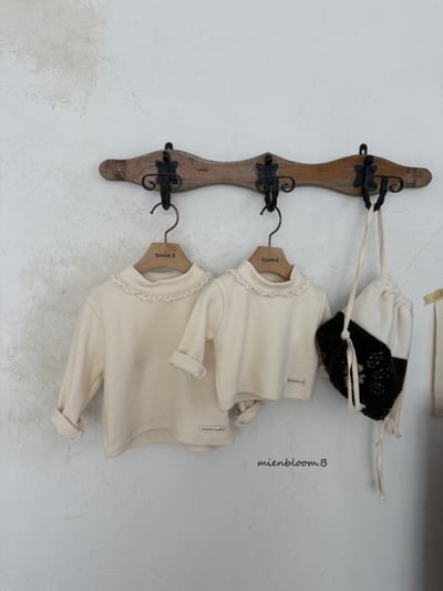 Bloom.b18｜(0m-24m/85cm-125cm) 天鵝絨蕾絲花邊上衣7