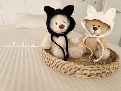 Valubebe23｜(65-90) 貓耳綁帶帽14